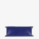 Chanel Blue Quilted Patent Leather Long Flap Bag