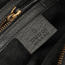Gucci Horsebit Medium Black Leather Hobo Bag