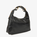 Gucci Horsebit Medium Black Leather Hobo Bag