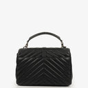 Yves Saint Laurent Black Collège Medium Shoulder Bag