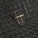 Bottega Veneta Intrecciato VN Black Briefcase Ebano