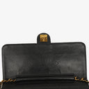 Chanel Classic Black Quilted Lambskin Single Flap Bag With 24K Gold-Plated Hardware