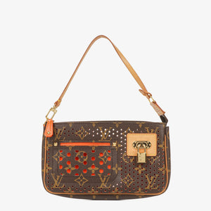 Louis Vuitton Perforated Monogram Pochette Accessories Bag