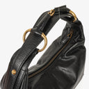 Gucci Horsebit Medium Black Leather Hobo Bag