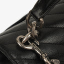 Yves Saint Laurent Black Collège Medium Shoulder Bag