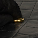 Chanel Classic Black Quilted Lambskin Single Flap Bag With 24K Gold-Plated Hardware