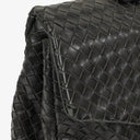 Bottega Veneta Intrecciato VN Black Briefcase Ebano