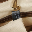 Gucci Guccissima Brown Metallic Leather Heart-Bit Top Handle Tote Bag