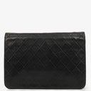 Chanel Classic Black Quilted Lambskin Single Flap Bag With 24K Gold-Plated Hardware