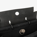 Hermes Herbag PM Vache Hunter Noir Toile 2 Way Backpack With Palladium Hardware