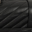 Yves Saint Laurent Black Collège Medium Shoulder Bag