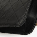 Chanel Classic Black Quilted Lambskin Single Flap Bag With 24K Gold-Plated Hardware