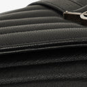 Yves Saint Laurent Black Collège Medium Shoulder Bag