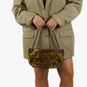 Chanel Accordion Patent Leather CC Flap Bag