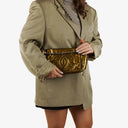 Chanel Accordion Patent Leather CC Flap Bag