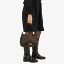 Fendi Zucca Mamma Baguette Shoulder Bag