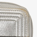 Chanel Compact Boy Black/Silver Leather Wallet