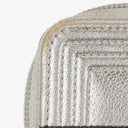Chanel Compact Boy Black/Silver Leather Wallet