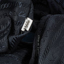 Prada Bauletto Vitello Denim Blue Shine Leather Bag