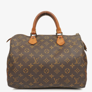 Louis Vuitton Speedy 30 Monogram Canvas Handbag