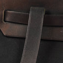 Hermes Herbag PM Vache Hunter Noir Toile 2 Way Backpack With Palladium Hardware