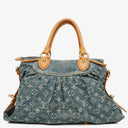 Louis Vuitton Neo Cabby MM Monogram Blue Denim Bag
