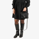 Yves Saint Laurent Black Collège Medium Shoulder Bag
