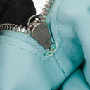 Bottega Veneta Celeste Blue Leather Double Knot Clutch