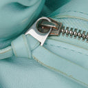 Bottega Veneta Celeste Blue Leather Double Knot Clutch