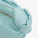 Bottega Veneta Celeste Blue Leather Double Knot Clutch