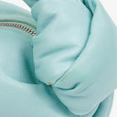 Bottega Veneta Celeste Blue Leather Double Knot Clutch