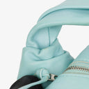 Bottega Veneta Celeste Blue Leather Double Knot Clutch