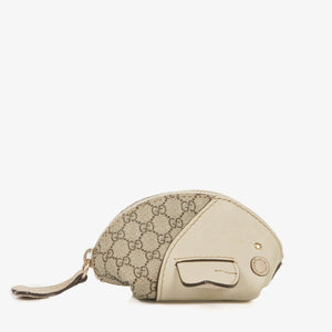 Gucci GG Supreme Canvas Zoo Mini Coin Purse