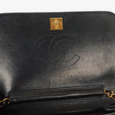 Chanel Classic Full Flap Bag Black Quilted Lambskin 24K Gold-Plated Hardware