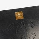 Chanel Classic Full Flap Bag Black Quilted Lambskin 24K Gold-Plated Hardware