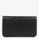 Chanel Classic Full Flap Bag Black Quilted Lambskin 24K Gold-Plated Hardware