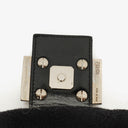 Fendi Mamma Baguette Black Wool Shoulder Bag