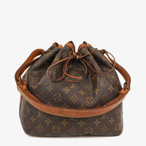 Louis Vuitton Petit Noe Monogram Canvas Shoulder Bag