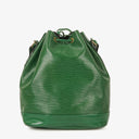 Louis Vuitton Noe Grande GM Green EPI Leather Shoulder Bag