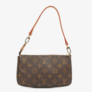 Louis Vuitton Pochette Accessoires Monogram Canvas Clutch Handbag