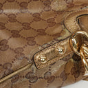 Gucci Monogram Crystal Indy Top Handle Bag