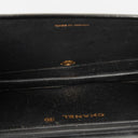Chanel Black Patent Leather Full Flap Bag