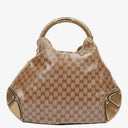 Gucci Monogram Crystal Indy Top Handle Bag