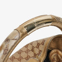 Gucci Monogram Crystal Indy Top Handle Bag