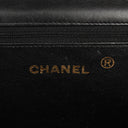 Chanel Black Patent Leather Full Flap Bag