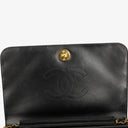 Chanel Black Patent Leather Full Flap Bag