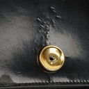 Chanel Black Patent Leather Full Flap Bag