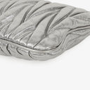 Miu Miu Matelasse Metallic Leather Clutch