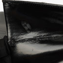Chanel Black Patent Leather Full Flap Bag