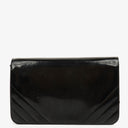 Chanel Black Patent Leather Full Flap Bag